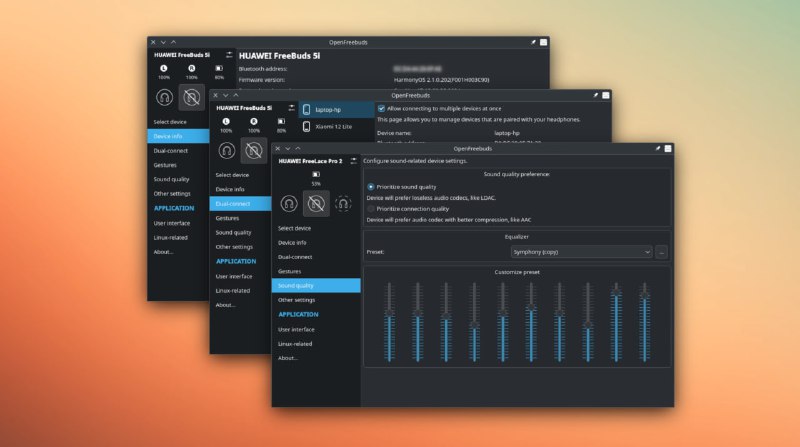 #耳机 #电脑🟠管理华为/荣耀无线耳机 - OpenFreebuds🟢介绍
