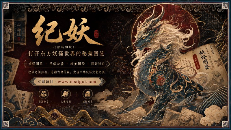 ✅古籍妖怪查询平台 - 纪妖🏷标签
