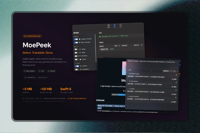 ✅轻量的Mac划词翻译工具⭐️标签