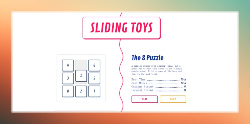 #数字华容道 #游戏 #网站🟠数字华容道 - Sliding Toys🟢介绍