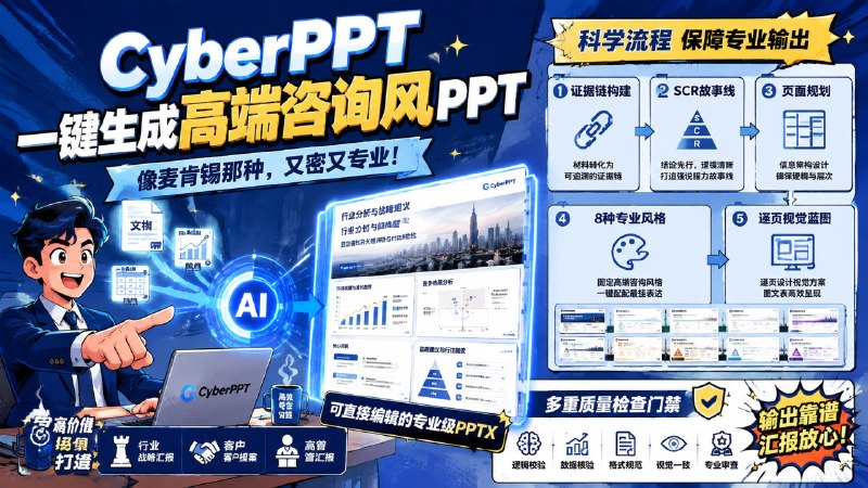 ✅Codex PPT制作Skill - CyberPPT🏷标签