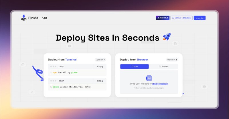 #网站 #建站🟠用一个命令部署你的站点🟢介绍