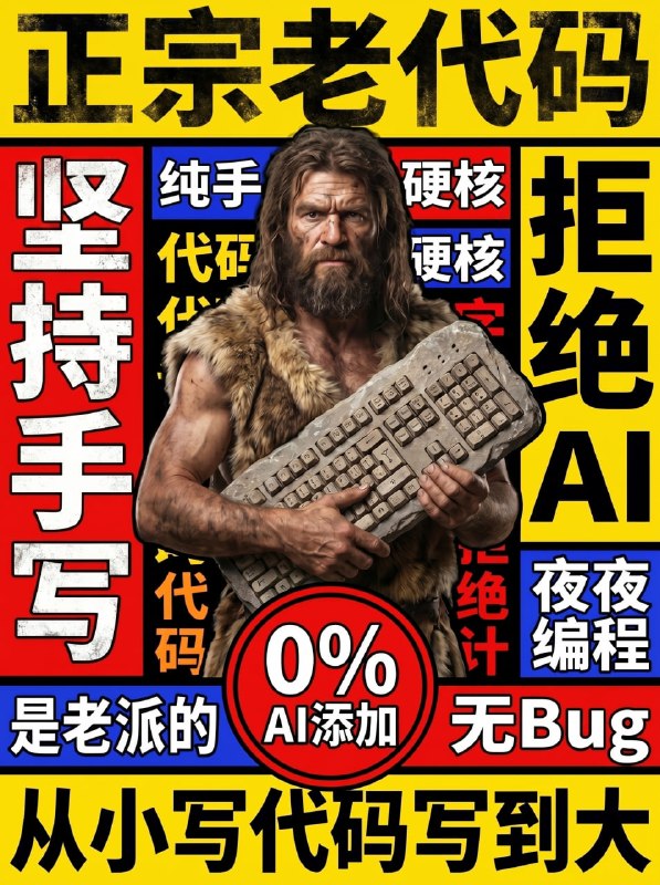 😈 当古法编程成为非遗身为上个世纪的古法编程原始人，我深知把这门手艺传承下去的重要性