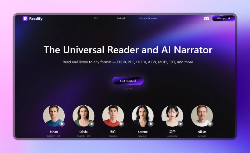 #阅读 #电子书 #苹果 #安卓🟠AI听书 + 阅读器 - Readify🟢介绍