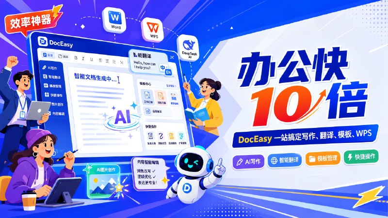 ✅大幅提升效率 - 文易智能办公助手🏷标签