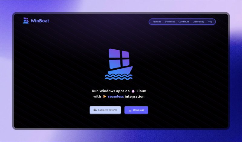 #linux #win🟠在Linux运行Win应用—WinBoat🟢介绍
