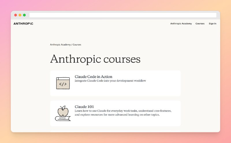 ✅Claude官方学习平台⭐️标签