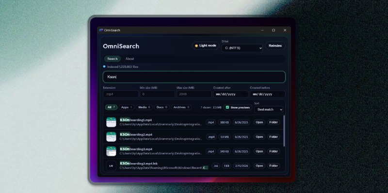 #文件搜索 #电脑🟠替代Everything？ - 全能搜寻🟢介绍