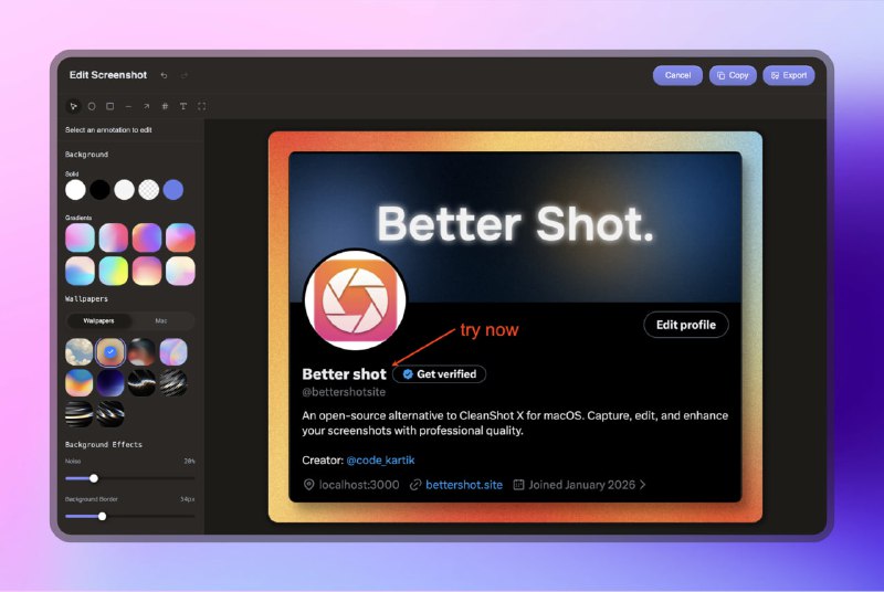 #mac #截图🟠Mac截图工具 - Better Shot🟢介绍
