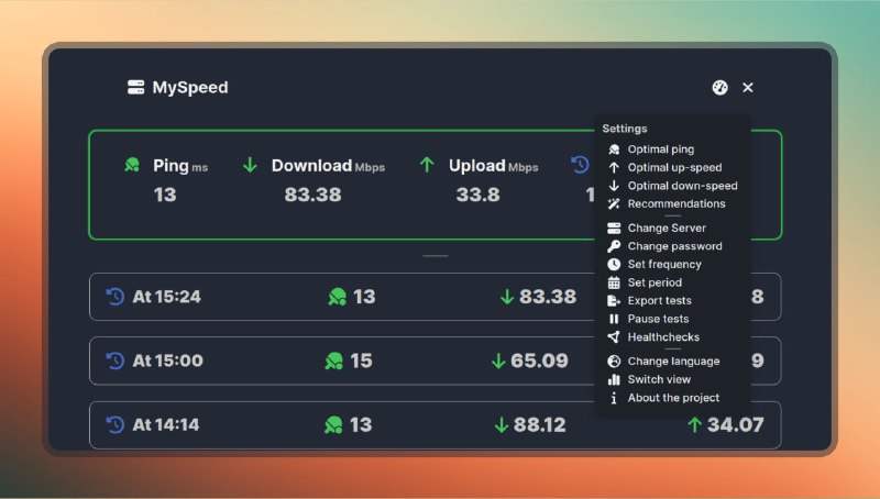 #网速 #工具🟠网络速度测试监控工具—MySpeed🟢介绍