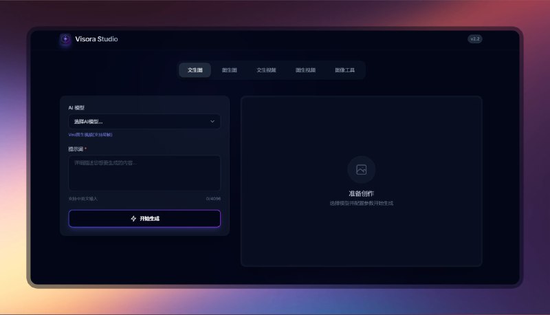 #ai #ai绘图 #视频 #网站🟠免费无限体验顶级模型 - Visora Studio🟢介绍