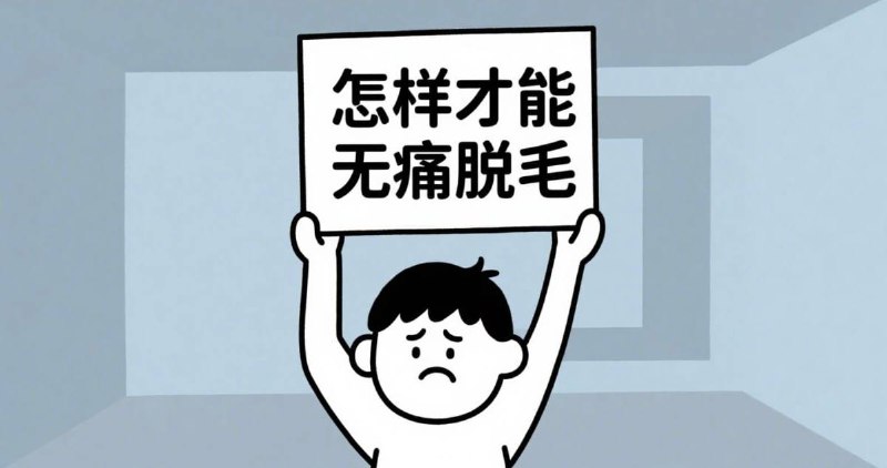 ▎怎样才能无痛脱毛自从到了成都以后，突然觉得毛发略显旺盛了，这是为什么？