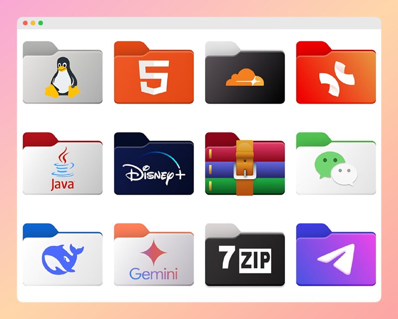 #文件夹图标 🟠名称