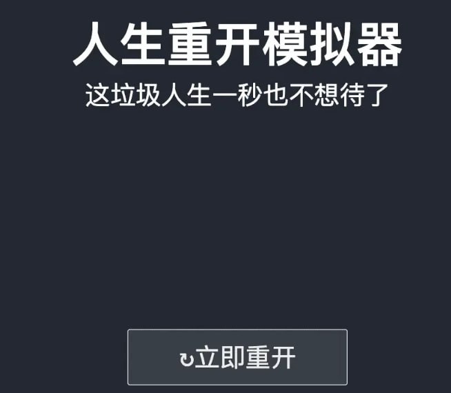 #网站 #游戏 #人生重开⭐️名称