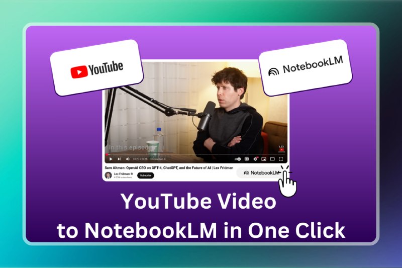 ✅YouTube to NotebookLM⭐️标签