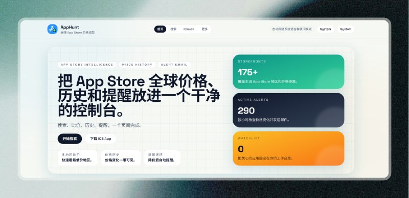 ✅全球App Store价格追踪 - AppHunt⭐️标签