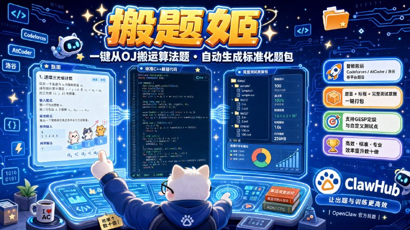 ✅你是否还在为算法竞赛搬题苦恼🏷标签
