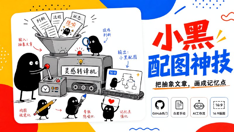 ✅给文章添加可爱的手绘配图🏷标签