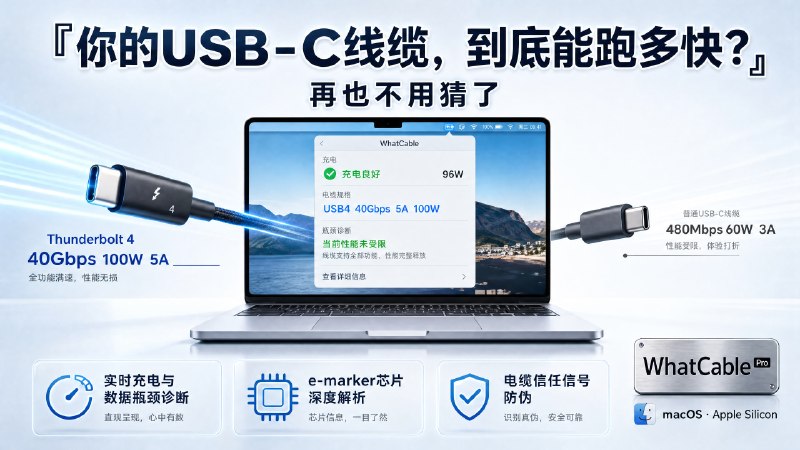 ✅让每根沉默的USB-C线开口说话🏷标签